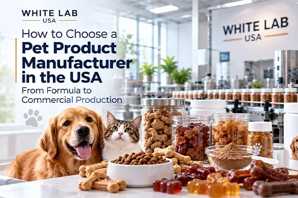 Pet product manufacturer in the USA for private label and custom production